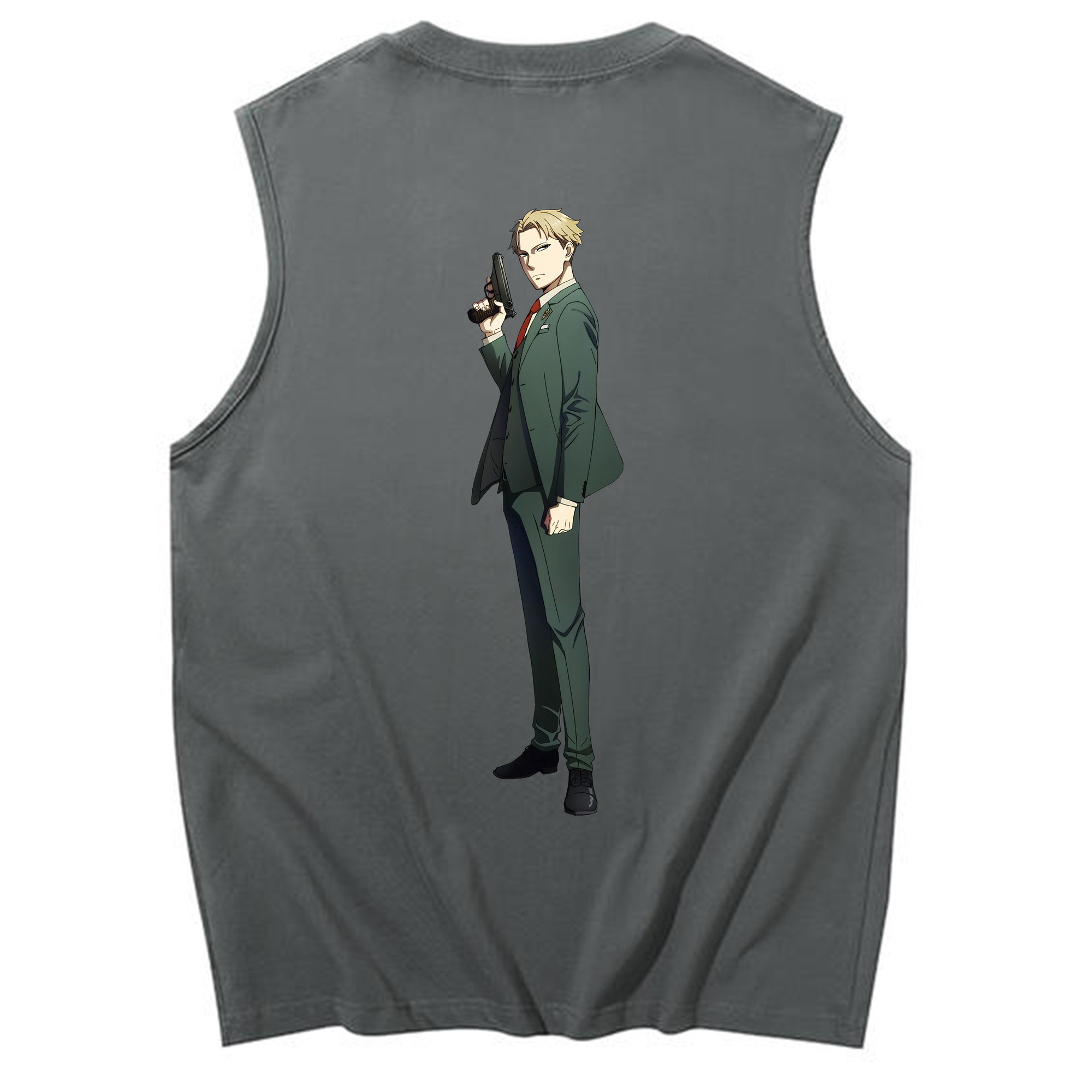 （画像用） SPY×FAMILY间谍家家酒 コットン100％タンクトップ（背面プリント）